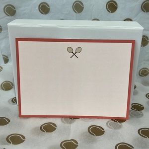 Clearance Sale-GIFTS FOR TENNIS LOVERS-ADORABLE TENNIS NOTE CARDS W/ENVELOPES